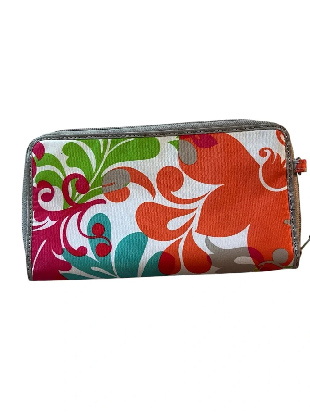 Thirty One Floral Multi-Color coupon organizer zip wallet